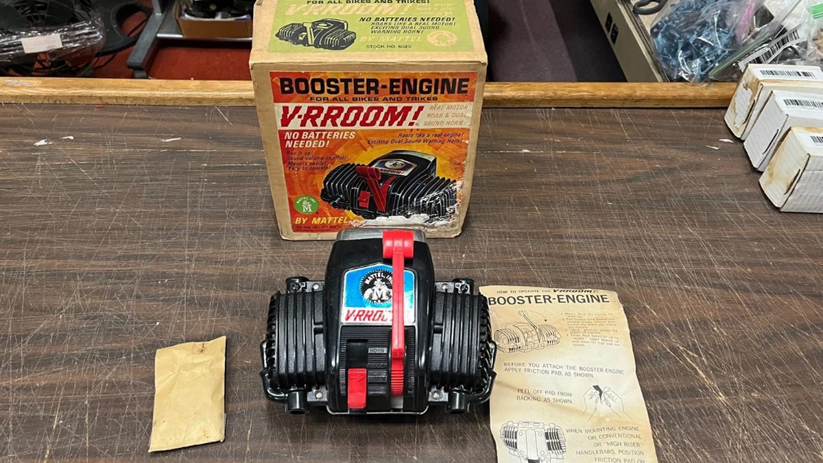 Bicycle Booster Engine: 1964 Mattel V-RROOM! | Barn Finds