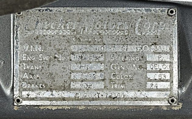 1978 Checker Marathon tag