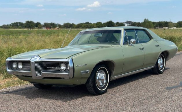 1969 Pontiac Tempest Custom S four-door hardtop, front three-quarter view