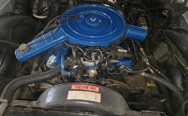 1977 Lincoln Mark V Cartier engine bay