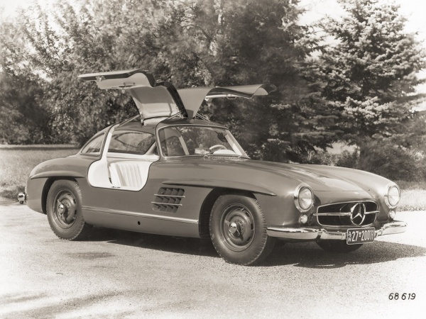 Vintage Photo of 1957 Mercedes-Benz 300SL Gullwing